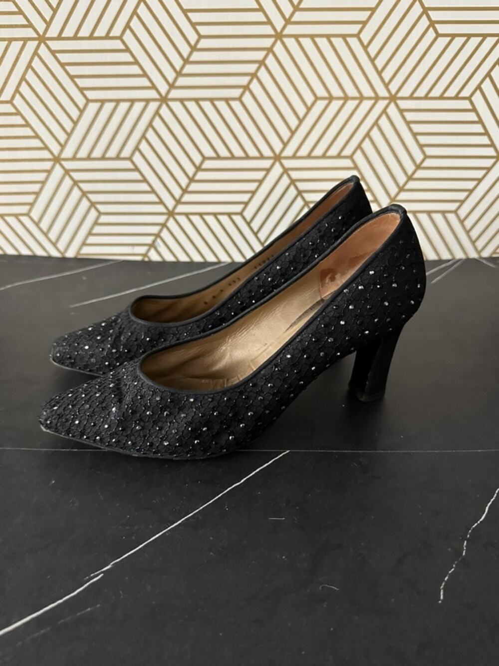St. John Made In Italy Women's Black Heels | Size 8